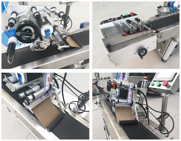 全自動平面貼標機實拍圖